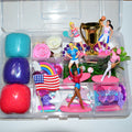 Homemade Sports Barbie Themed Sensory Playdough Kit, Sensory Bin, Montessori, Busy Box