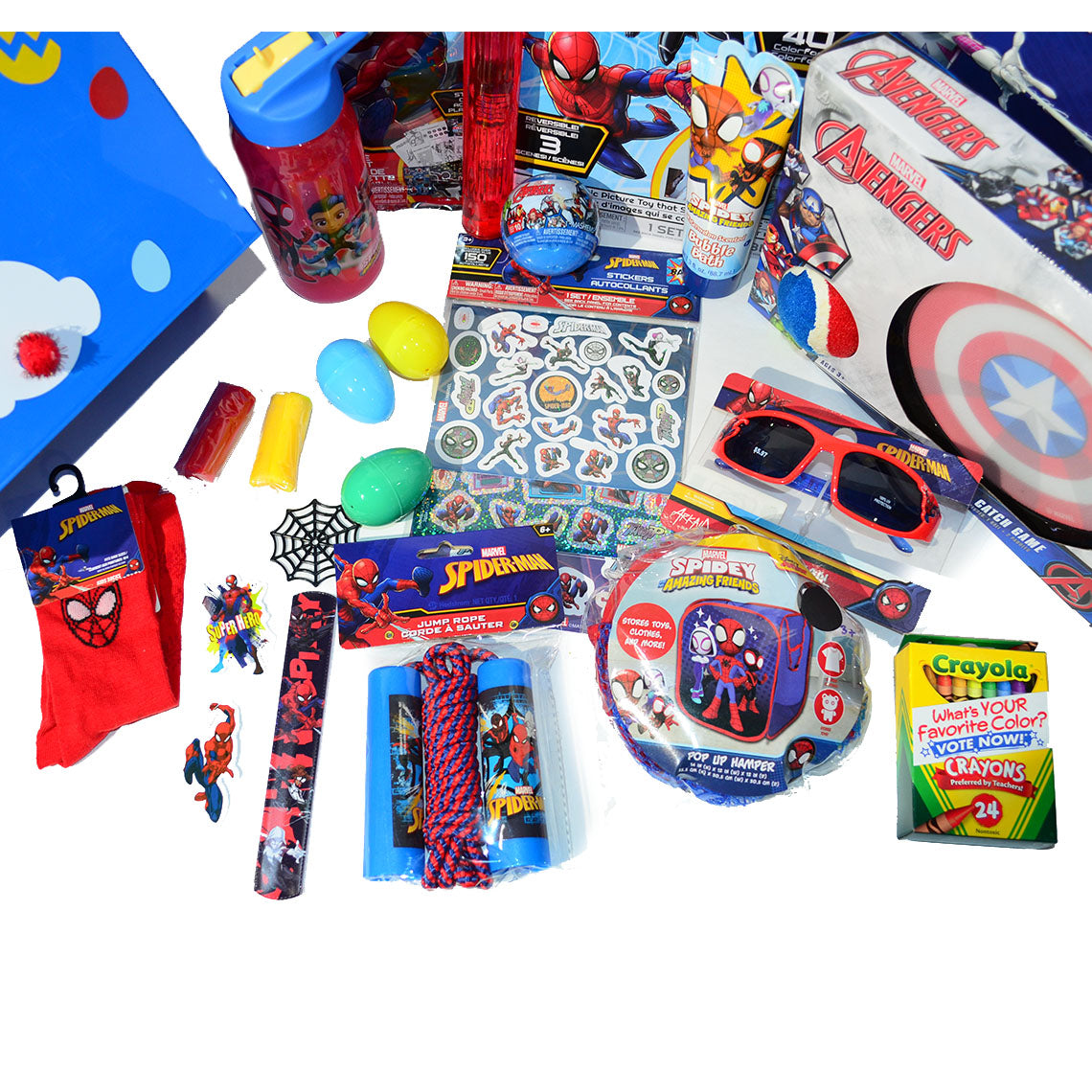 Personalized Pre-filled Easter basket for Kids/Toy Filled Gift Basket-Spider-Man-Kids Toys