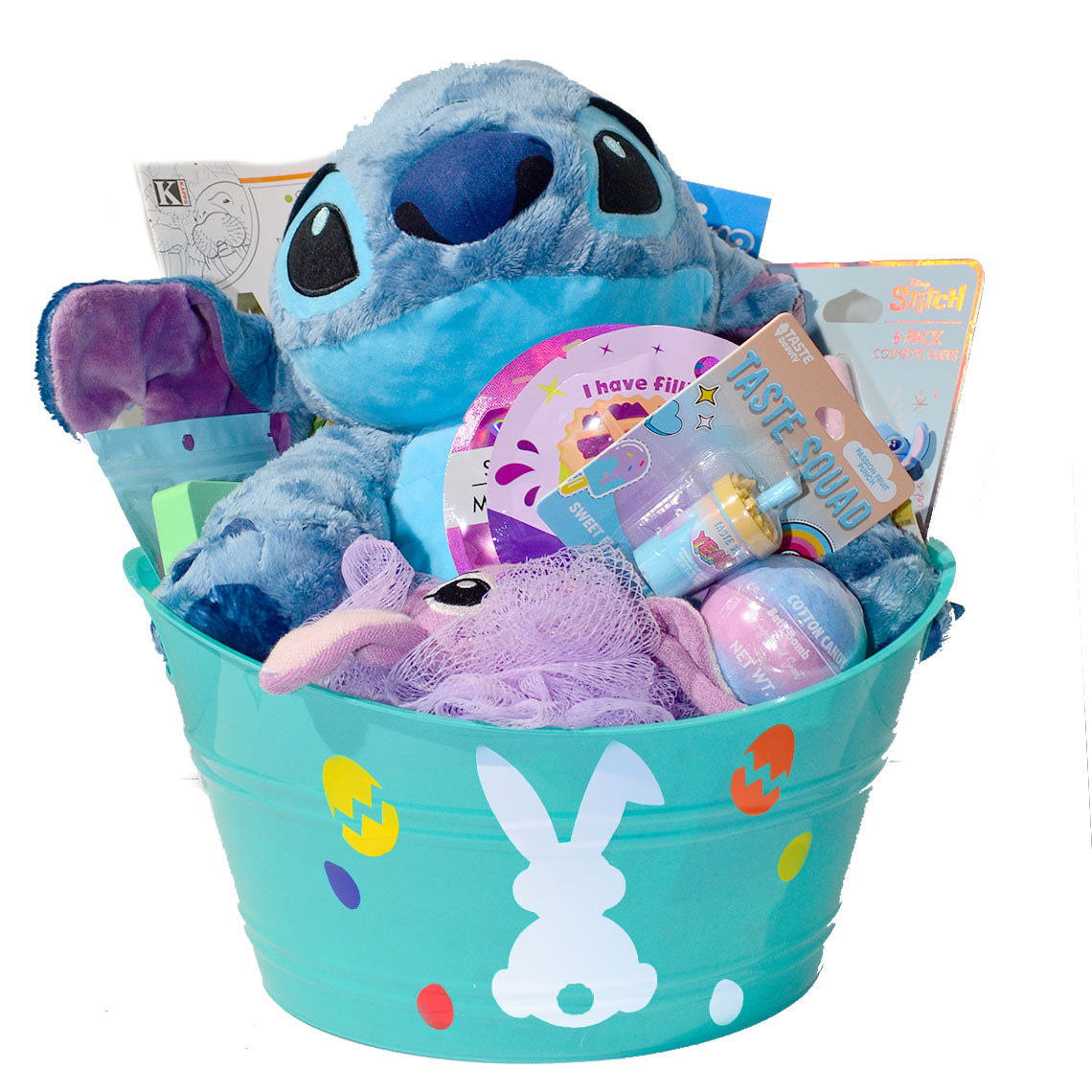 Personalized Pre-filled Easter basket for Tween/Teen Girls/Toy Filled Gift Basket-Stitch