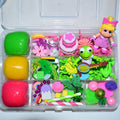 Kermit & Piggy Themed Sensory Playdough Kit, Sensory Bin, Montessori, Busy Box