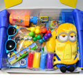 Personalized Pre-Filled Minion Themed Gift box * Unique Birthday Gift for kids * surprise box • Toys, Activities gift- Thinking of you gift