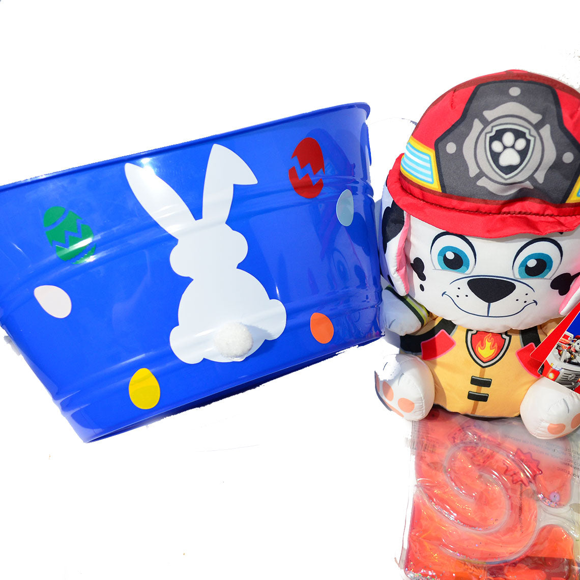 Personalized Pre-filled Easter basket for Kids/Toy Filled Gift Basket-Paw Patrol