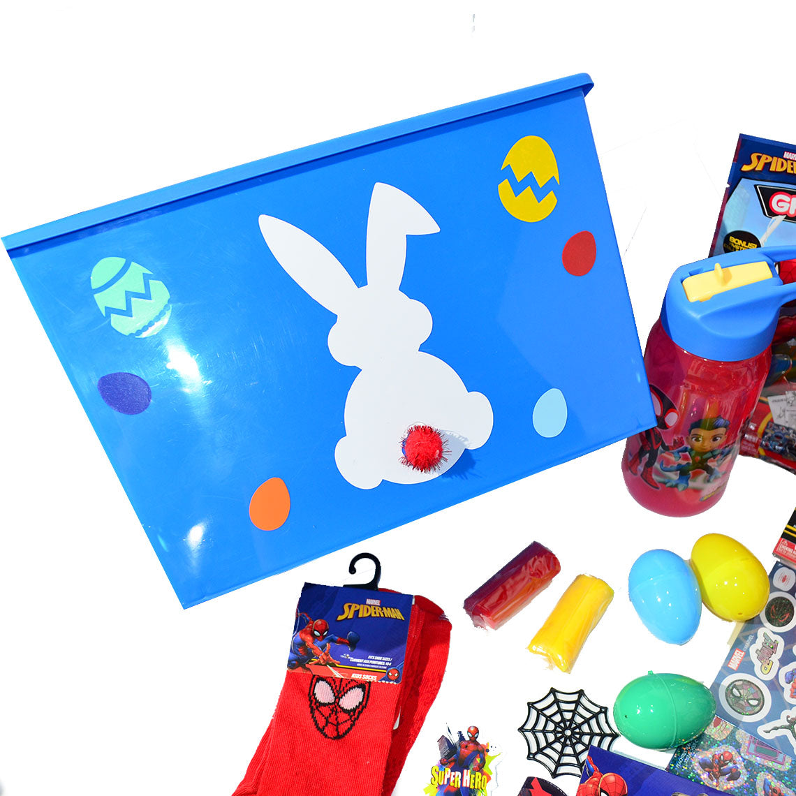 Personalized Pre-filled Easter basket for Kids/Toy Filled Gift Basket-Spider-Man-Kids Toys