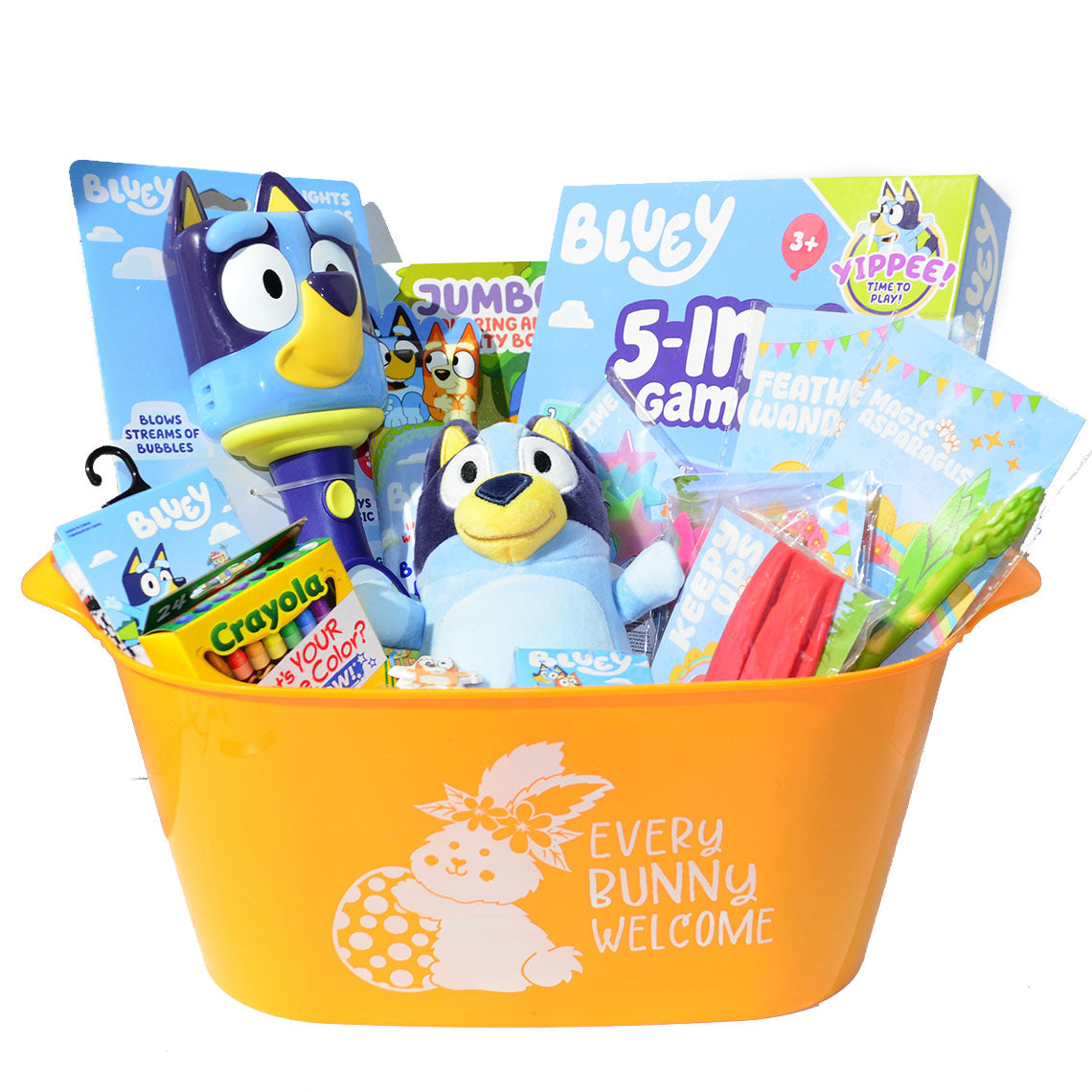 NEW Personalized Toy-Filled Easter basket /Bluey Toy Filled Gift Basket for Kids