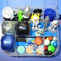 Homemade Astronaut/ Space Sensory Playdough Kit, Sensory Bin, Montessori, Busy Box