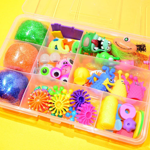 Build-A-Monster Sensory Playdough Kit, Kids Busy Box