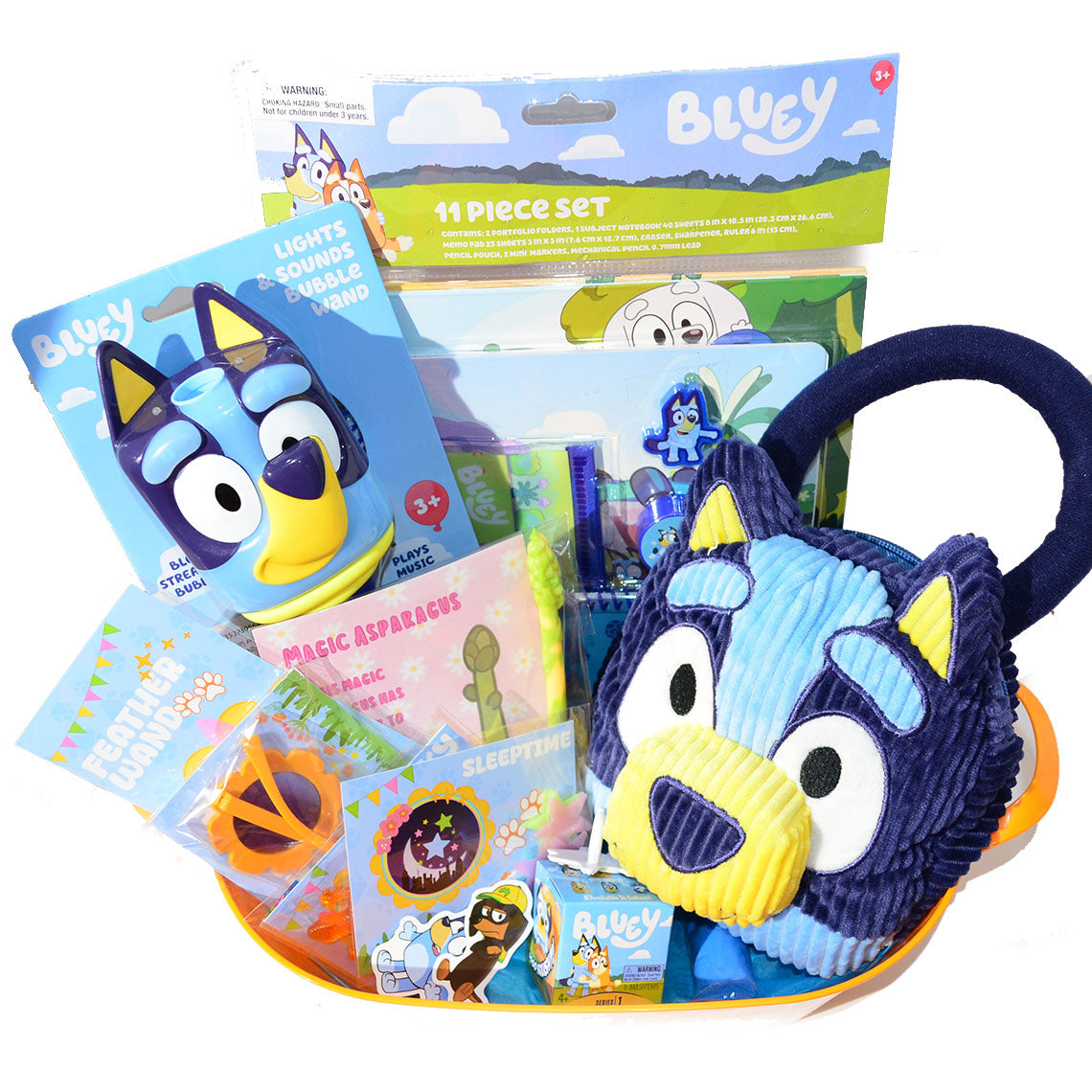 NEW Personalized Toy-Filled Easter basket /Bluey Toy Filled Gift Basket for Kids