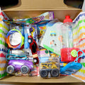 Personalized Pre-Filled Cars & trucks Themed Gift box * Unique Birthday Gift for kids * surprise box • Toys, Activities gift- Thinking of you gift