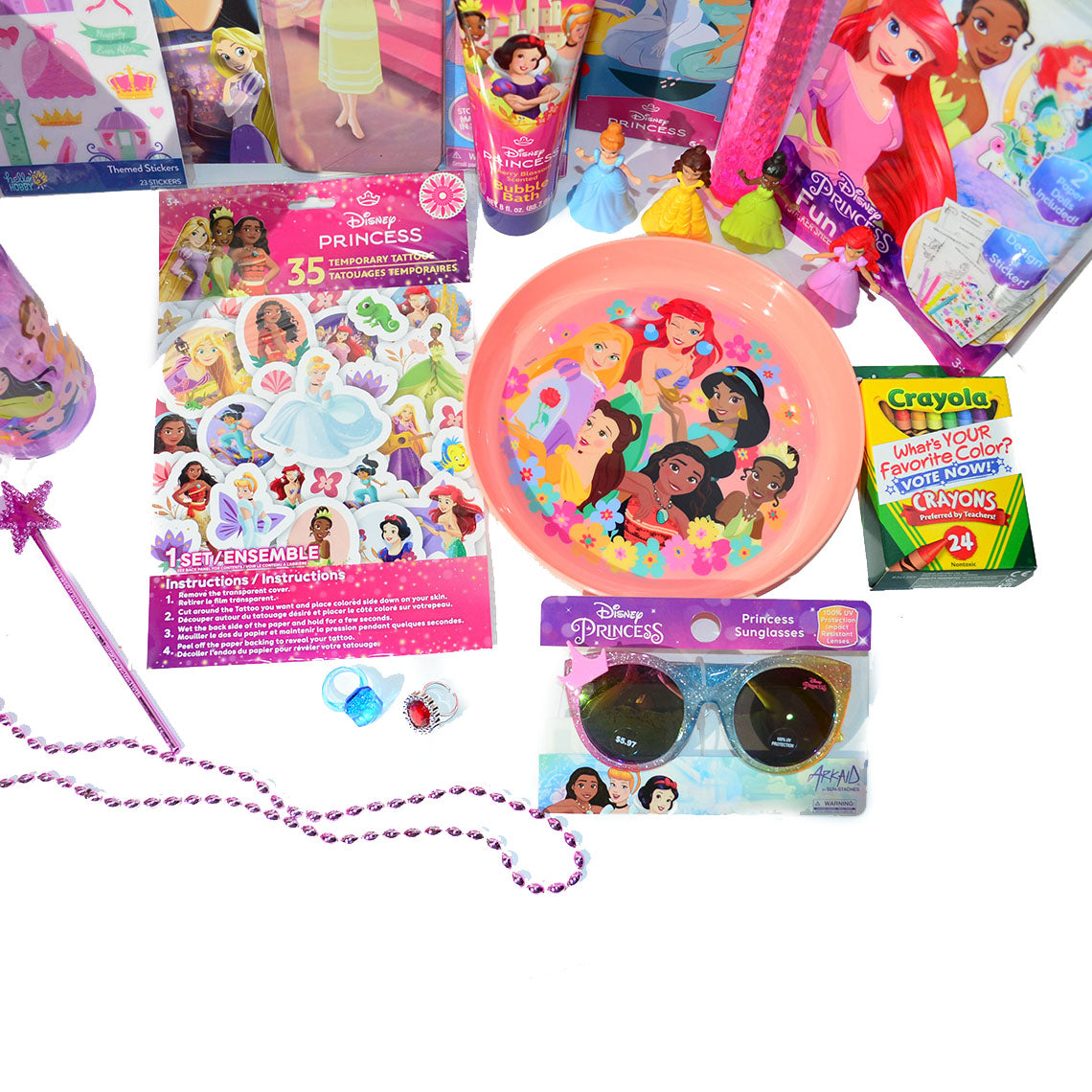 Personalized Pre-filled Easter basket for Kids/Princess Toy Filled Gift Basket for Girls