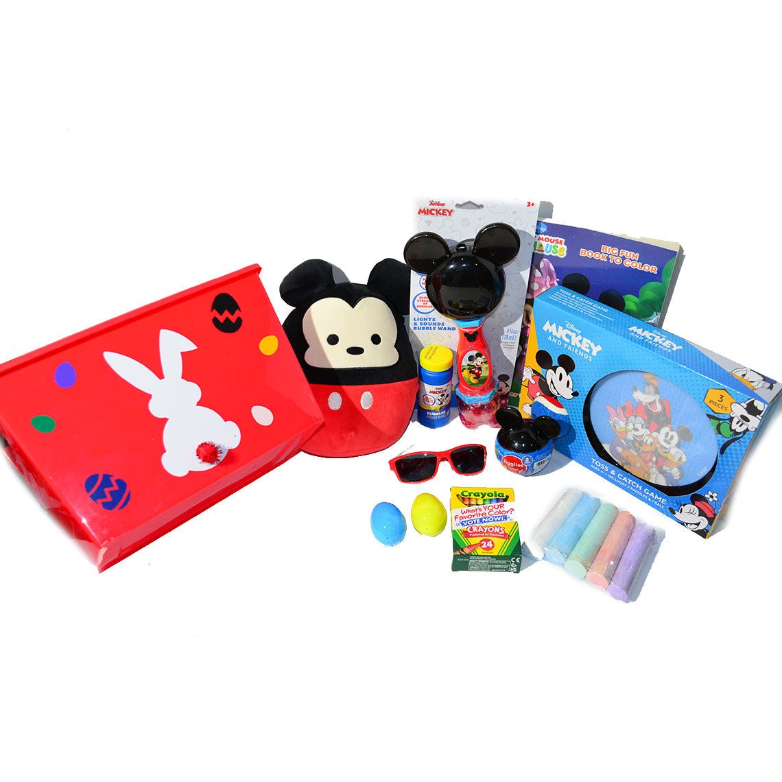 Personalized Pre-filled Easter basket for Kids/Toy Filled Gift Basket-Mickey-Kids Toys