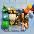 Homemade Up Inspired Sensory Playdough Kit, Sensory Bin, Montessori, Busy Box