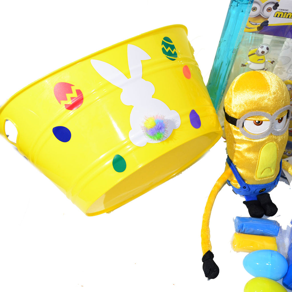 Personalized Pre-filled Easter basket for Kids/Toy Filled Gift Basket-Minions