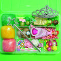 Homemade Princess Themed Sensory Playdough Kit, Sensory Bin, Montessori, Busy Box