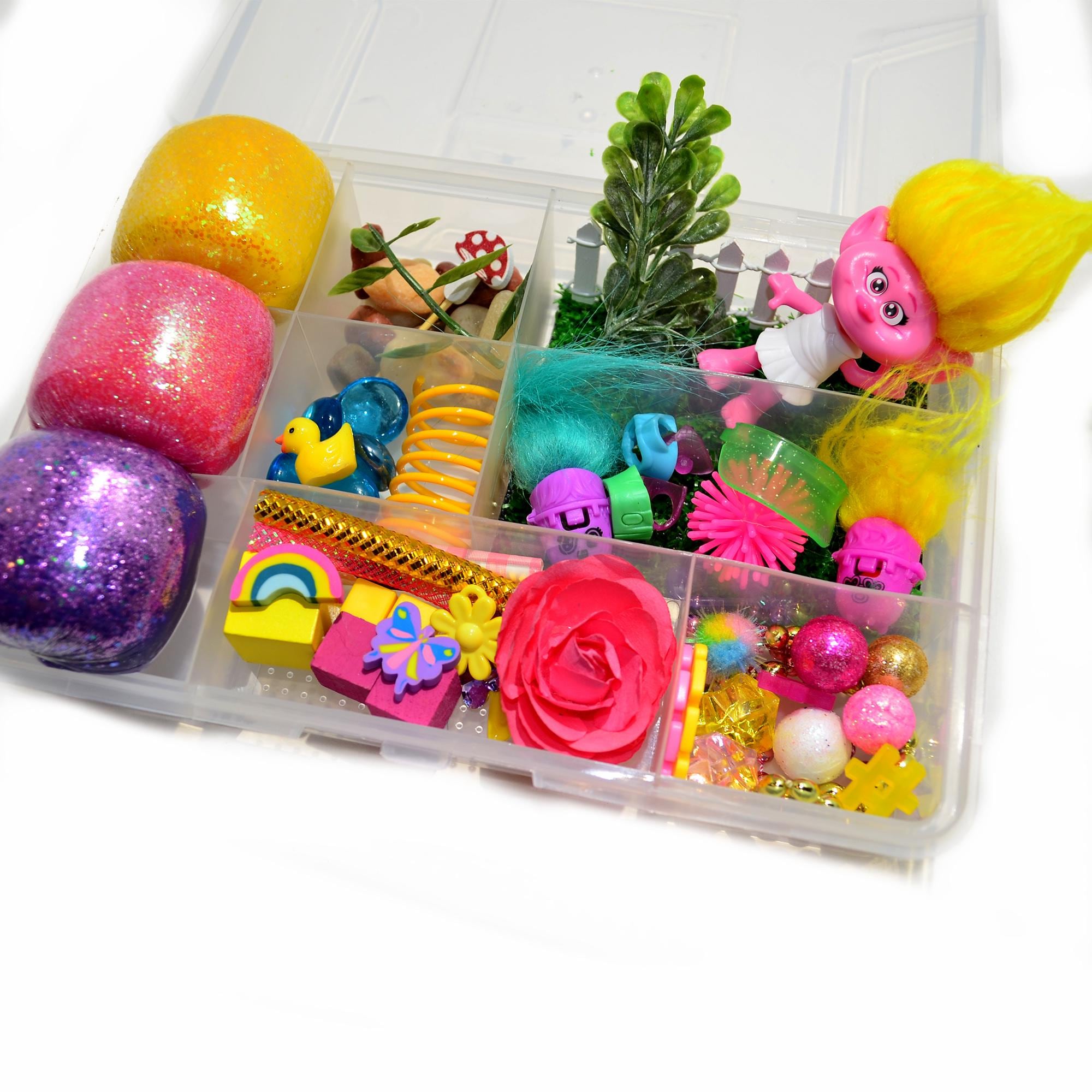 Themed Homemade Sensory Playdough Kit, Sensory Bin, Montessori, Busy Box, Sensory Kit