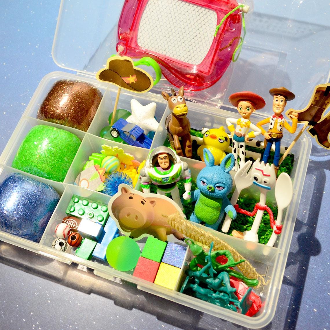 Homemade Themed Playdough Sensory Kit