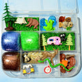 Homemade Happy Camper Sensory Playdough Kit, Sensory Bin, Montessori, Busy Box