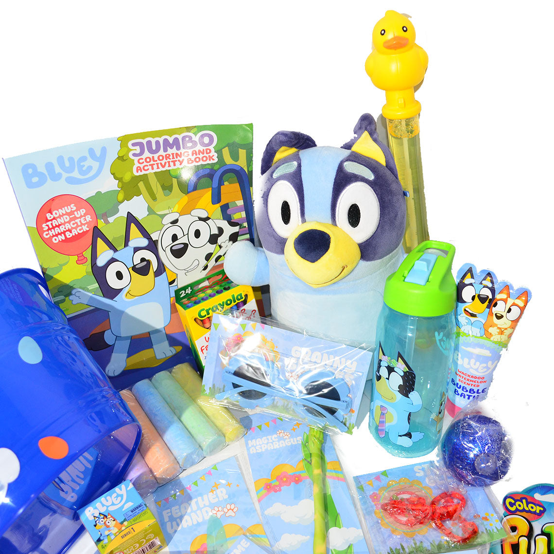 Personalized Pre-filled Easter basket for Kids/Toy Filled Gift Basket-Bluey-Kids Toys
