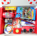 Personalized Pre-Filled Hotwheels Themed Gift box * Unique Birthday Gift for kids * surprise box • Toys, Activities gift- Thinking of you gift