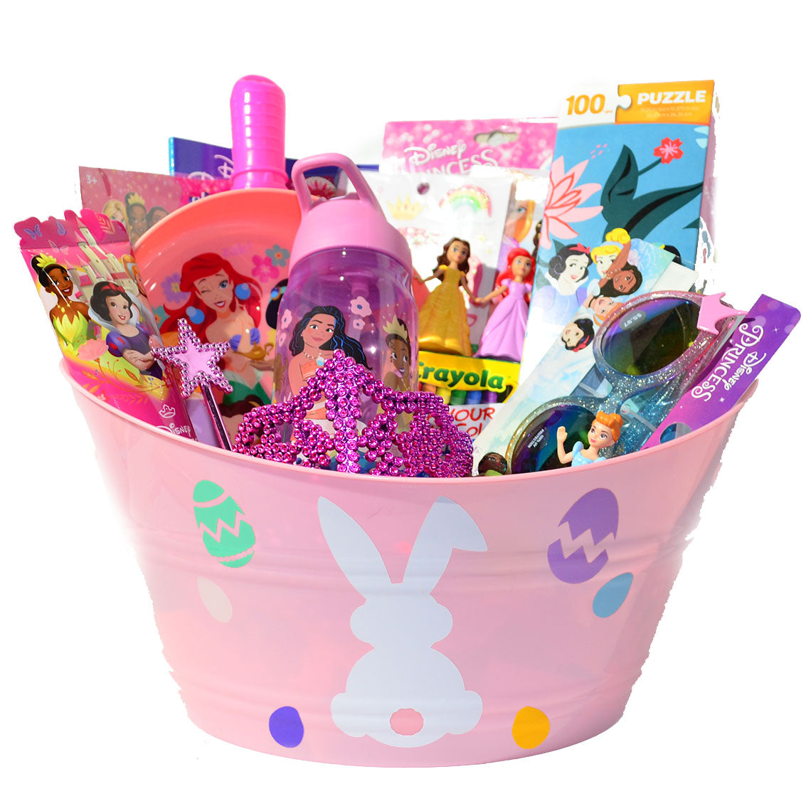 Personalized Pre-filled Easter basket for Kids/Princess Toy Filled Gift Basket for Girls