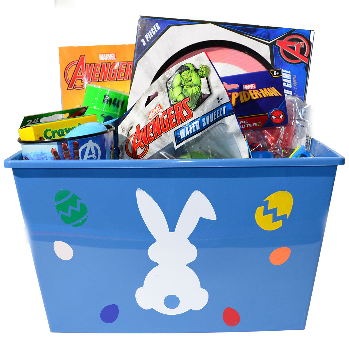 Personalized Pre-filled Easter basket for Kids/Toy Filled Gift Basket-Superhero-Kids Toys