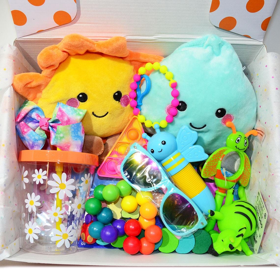 Personalized Pre-Filled Girls Variety Gift box * Unique Birthday Gift for kids * surprise box • Toys, Activities gift- Thinking of you gift