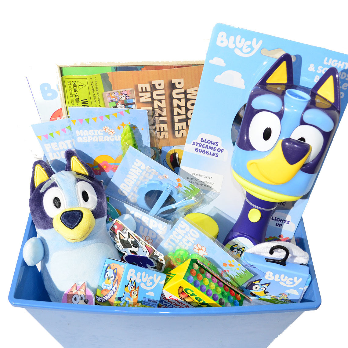Personalized Pre-filled Easter basket for Kids/Toy Filled Gift Basket-Bluey-Kids Toys