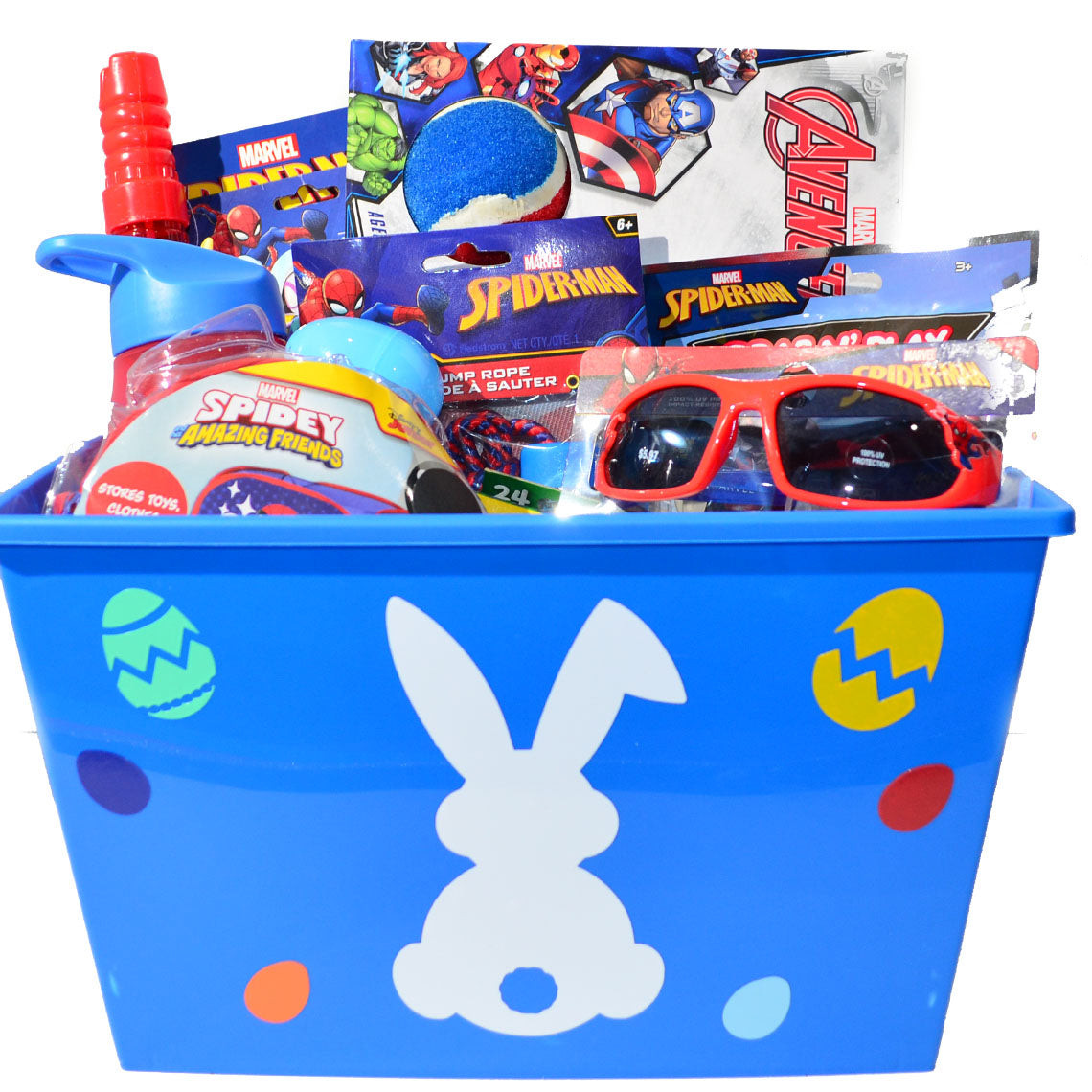 Personalized Pre-filled Easter basket for Kids/Toy Filled Gift Basket-Spider-Man-Kids Toys