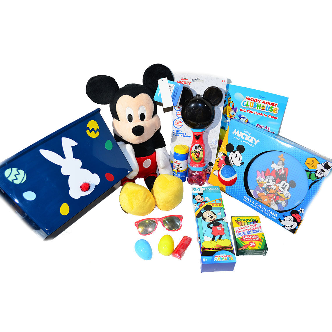 Personalized Pre-filled Easter basket for Kids/Toy Filled Gift Basket-Mickey-Kids Toys
