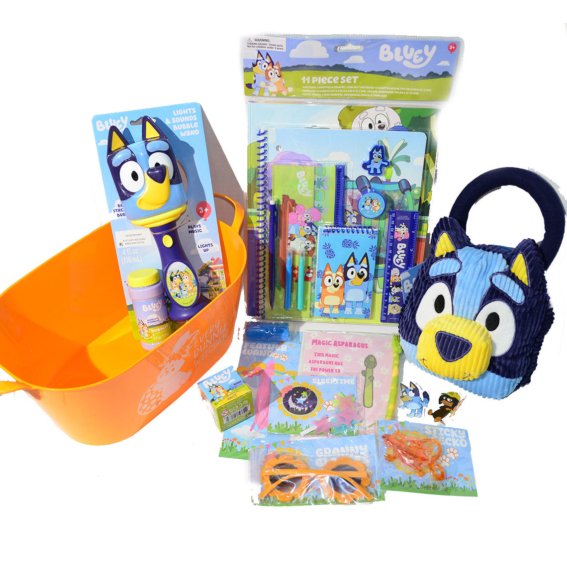 NEW Personalized Toy-Filled Easter basket /Bluey Toy Filled Gift Basket for Kids