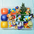 Homemade Bluey Themed Sensory Playdough Kit, Sensory Bin, Montessori, Busy Box