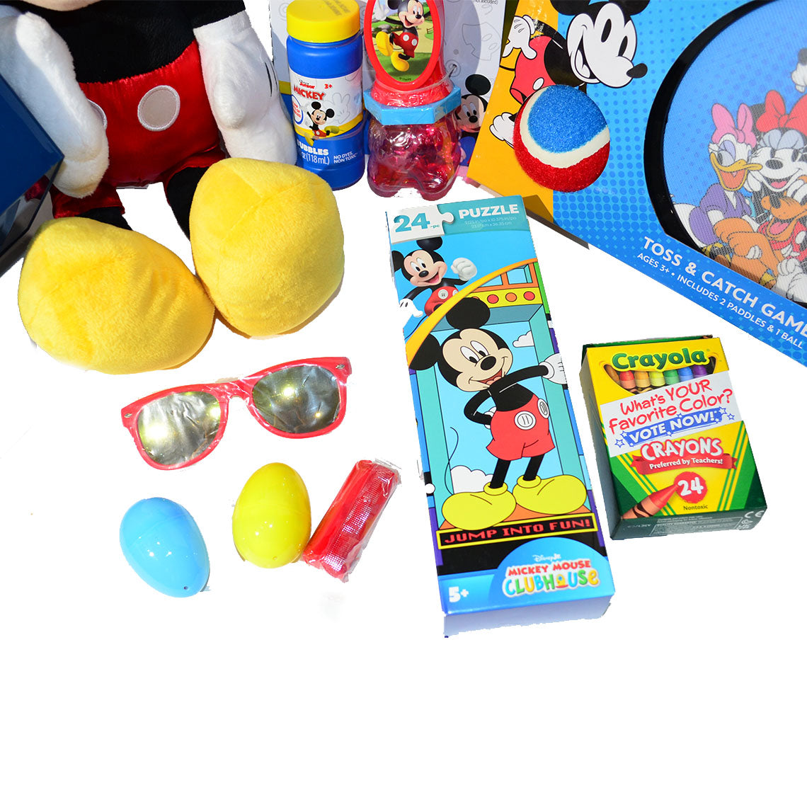 Personalized Pre-filled Easter basket for Kids/Toy Filled Gift Basket-Mickey-Kids Toys