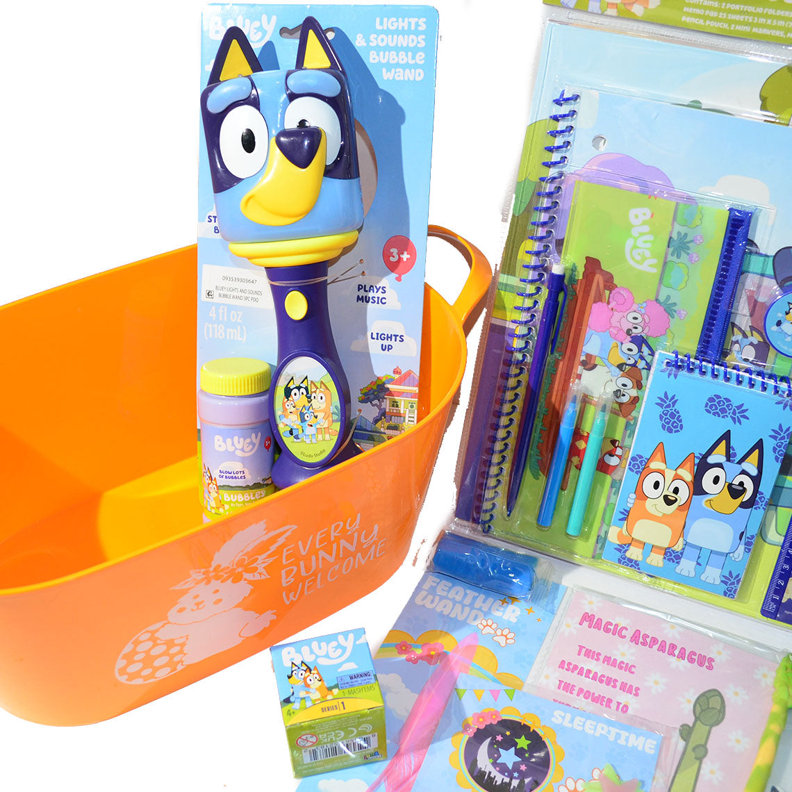 NEW Personalized Toy-Filled Easter basket /Bluey Toy Filled Gift Basket for Kids