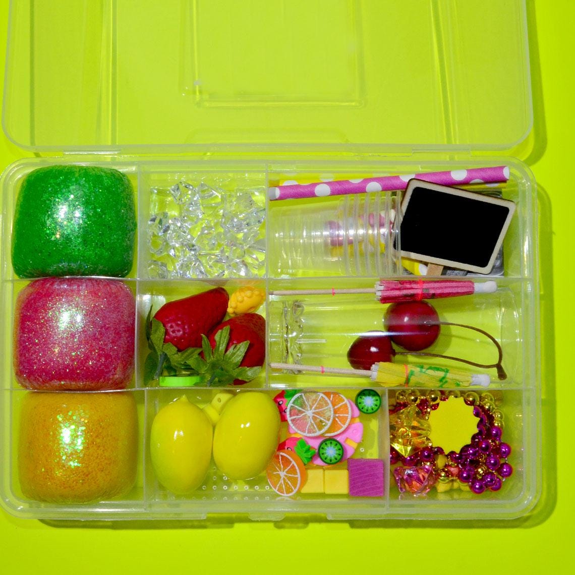 Lemonade Stand Sensory Playdough Kit, Kids Busy Box, Sensory Kit