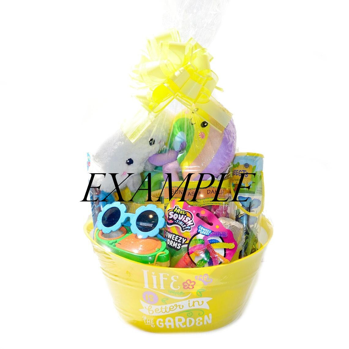 Personalized Pre-filled Easter basket for Kids/Toy Filled Gift Basket-Stitch