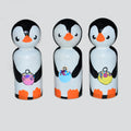 Christmas Penguin Peg Dolls' Hand painted Wooden Peg Doll Toys - Dollhouse Peg Dolls, Loose Parts Play, Montessori Toys